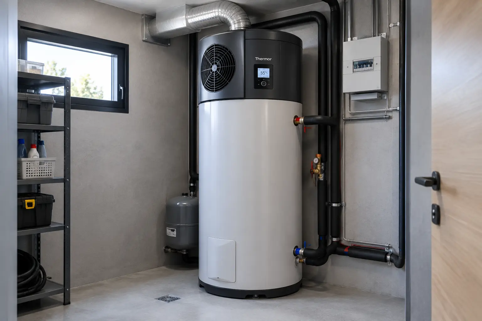 Installation chauffe eau thermodynamique dans un logement