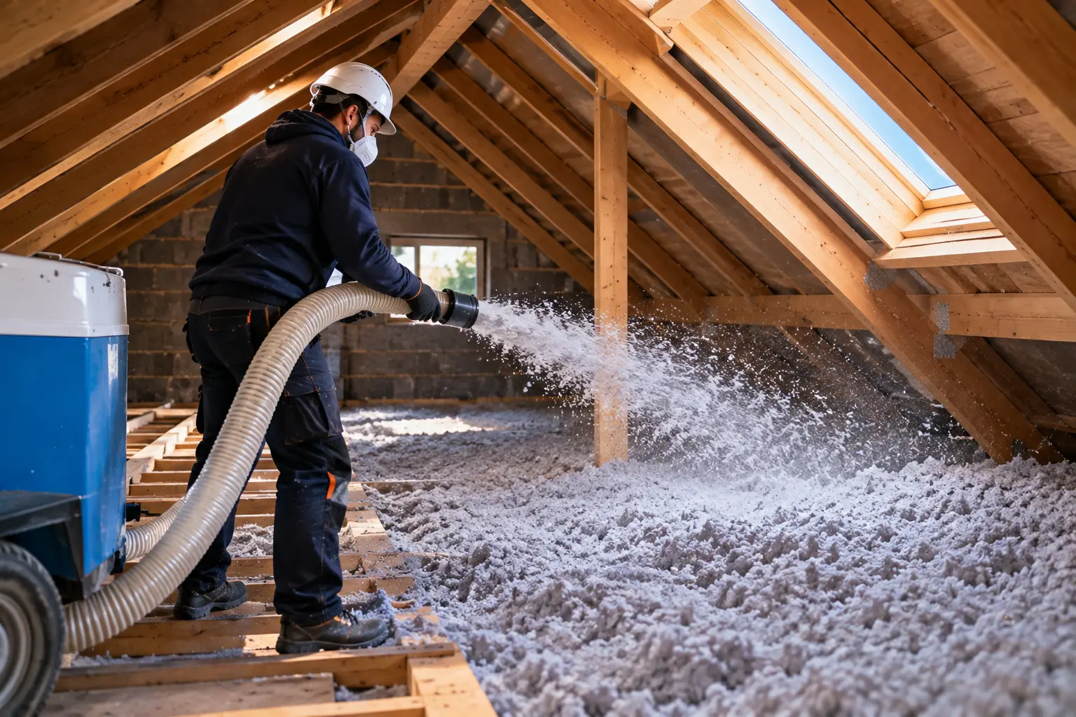 isolant thermique dans les combles